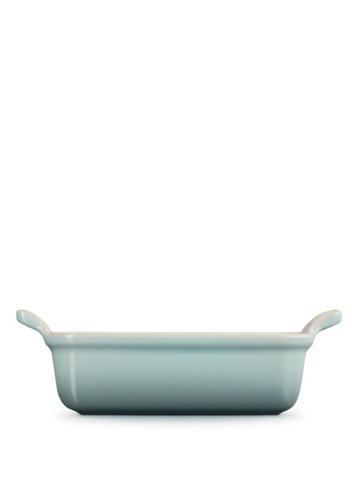 Le Creuset Heritage ovenschaal 19 cm - detail 2 zeegroen