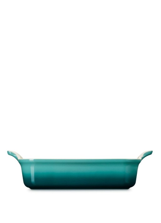 Le Creuset Heritage ovenschaal 19 cm - voorkant 2 blauw