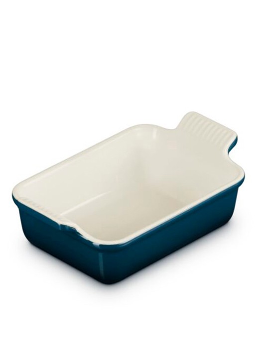 Le Creuset Heritage ovenschaal 19 cm - detail 4 donkerblauw