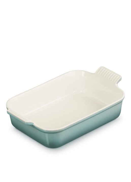 Le Creuset Heritage ovenschaal 26 cm - detail 3 lichtgrijs