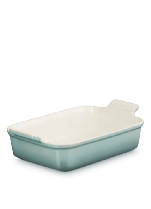 Le Creuset Heritage ovenschaal 26 cm - voorkant 2 lichtgrijs
