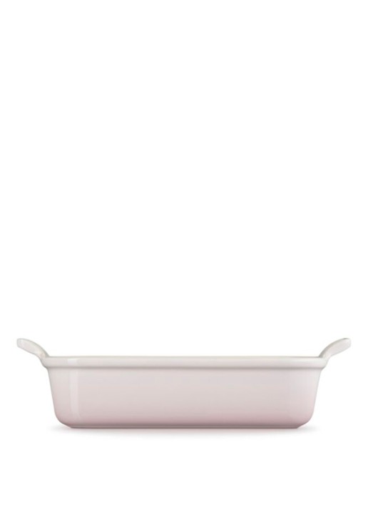 Le Creuset Heritage ovenschaal 26 cm - achterkant 3 lichtroze