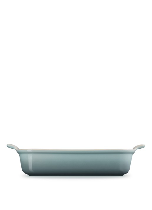 Le Creuset Heritage ovenschaal 32 cm - detail 2 zeegroen
