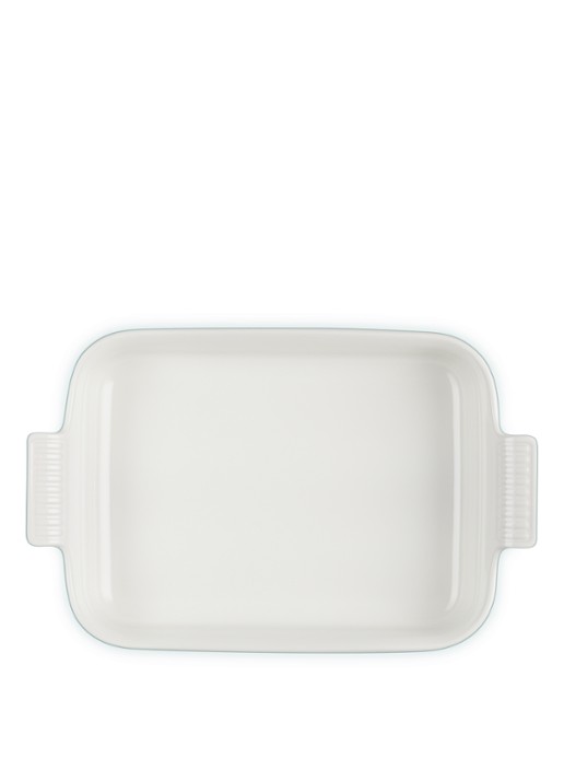 Le Creuset Heritage ovenschaal 32 cm - detail 3 zeegroen