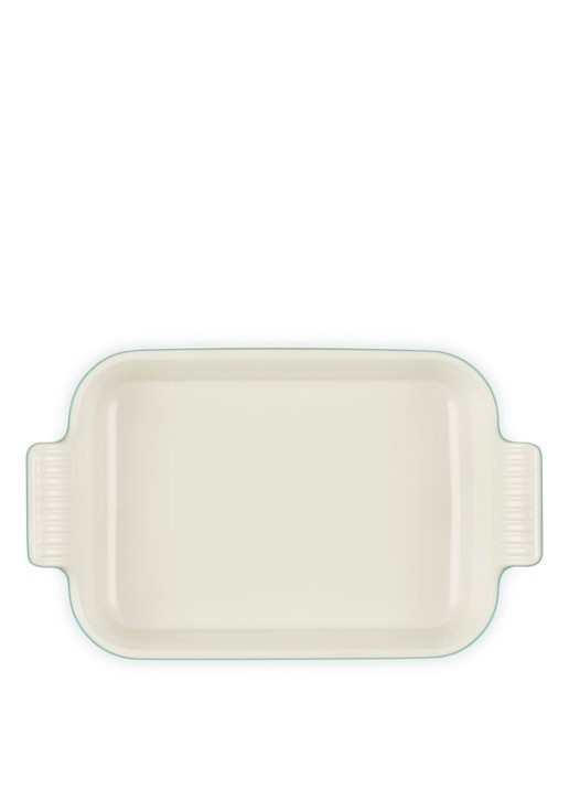 Le Creuset Heritage ovenschaal 32 cm - achterkant 5 blauw