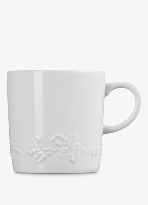Le Creuset Holly mok 35 cl - achterkant wit
