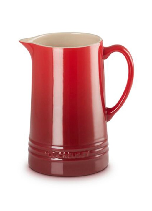 Le Creuset Karaf 1,5 liter - voorkant 2 donkerrood