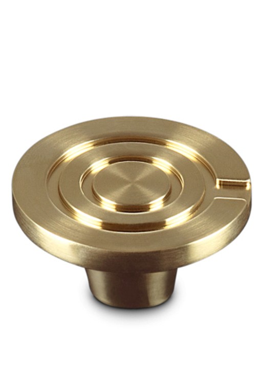 Le Creuset Knop crucible 55 mm - voorkant goud