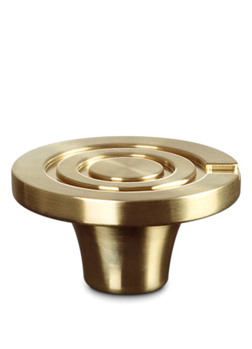 Le Creuset Knop crucible 55 mm - voorkant 2 goud