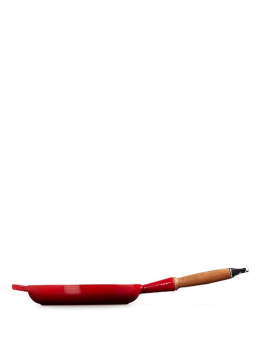 Le Creuset Koekenpan 24 cm  - detail 2 kersenrood / rood