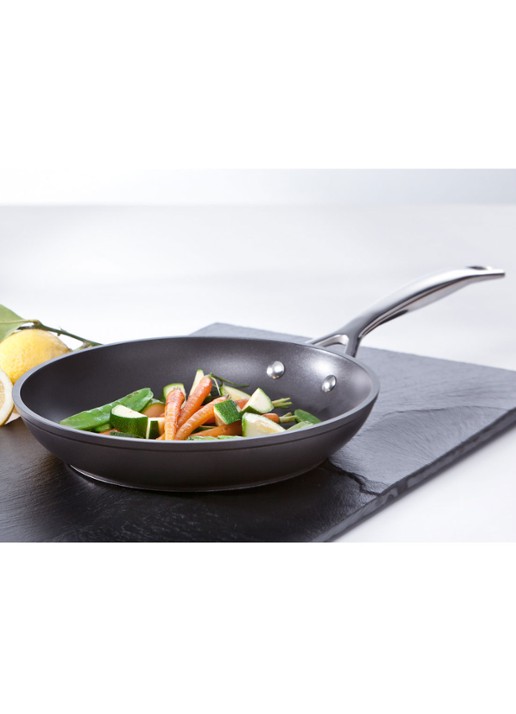 Le Creuset Les Forgées koekenpan Ø24 cm - voorkant 2 zwart