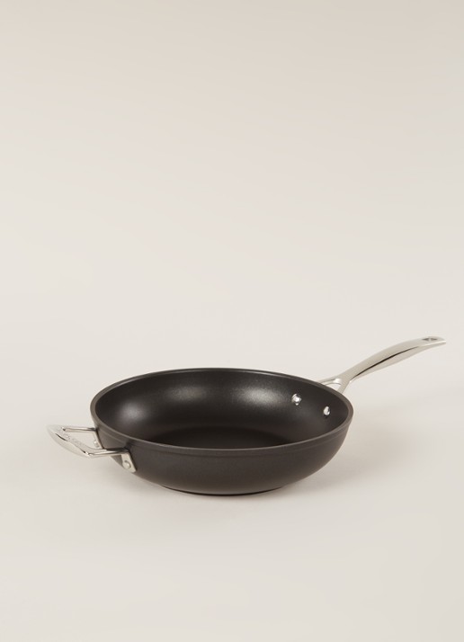 Le Creuset Les Forgées koekenpan Ø26 cm - voorkant 2 zwart