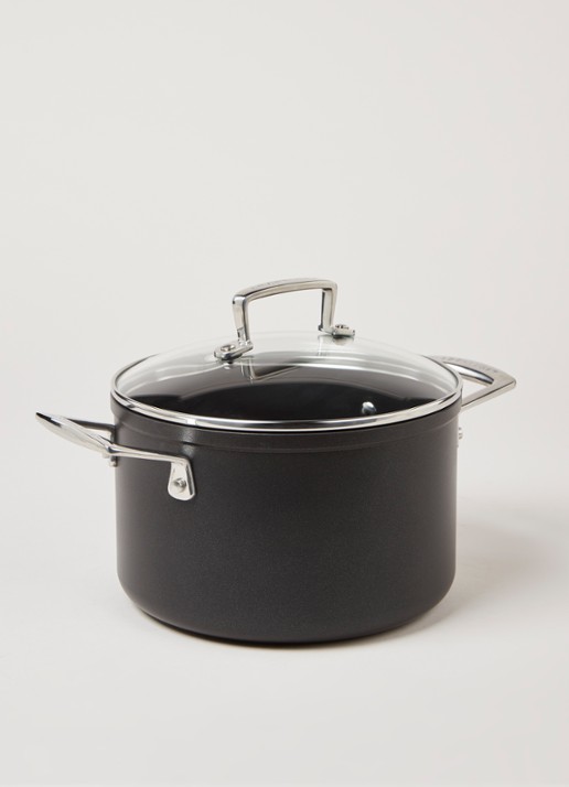 Le Creuset Les Forgées Pro kookpan Ø20 cm - voorkant 2 zwart