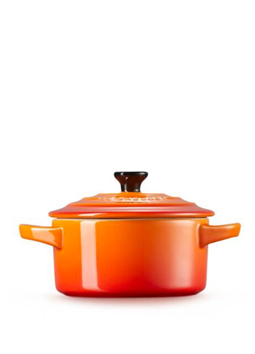 Le Creuset Mini-braadpan 25 cl - voorkant 2 oranjerood