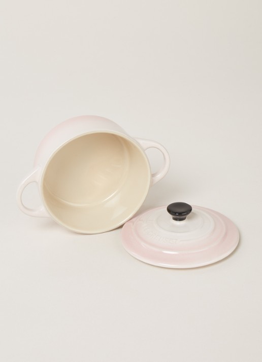 Le Creuset Mini Cocotte braad-/stoofpan Ø10 cm - detail shell pink / roze
