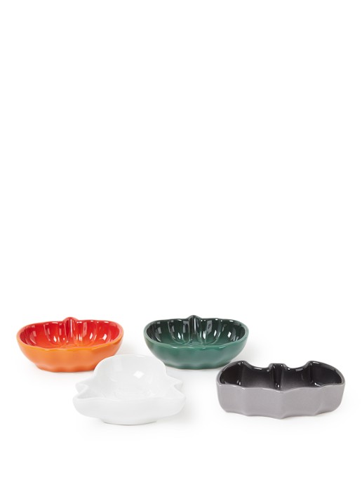 Le Creuset Mini Halloween dipschaal set van 4 - voorkant 2 multicolor