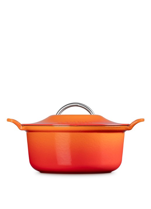Le Creuset Modern Heritage braadpan 26 cm - achterkant 6 oranjerood