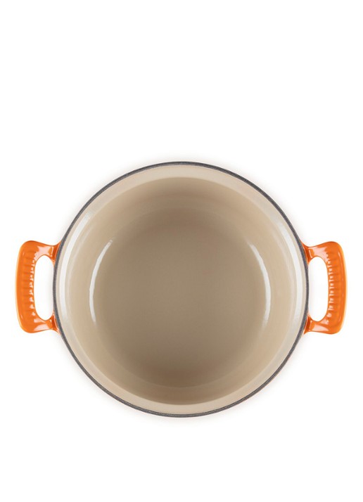 Le Creuset Modern Heritage braadpan 26 cm - detail 5 oranjerood