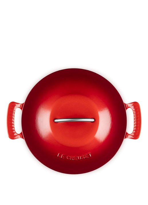 Le Creuset Modern Heritage braadpan 26 cm - detail 5 kersenrood