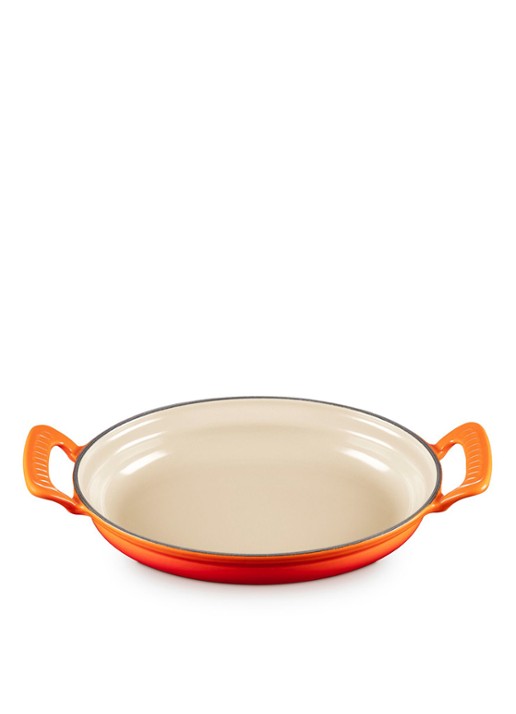 Le Creuset Modern Heritage ovenschaal/braadslede 28 cm - detail 4 oranjerood