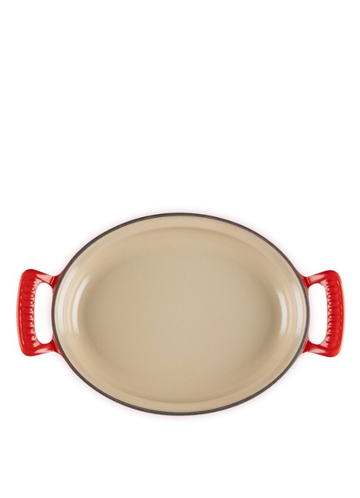 Le Creuset Modern Heritage ovenschaal/braadslede 28 cm - detail 5 bordeauxrood