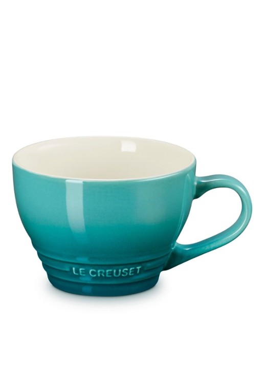 Le Creuset Mok 40 cl - detail blauw