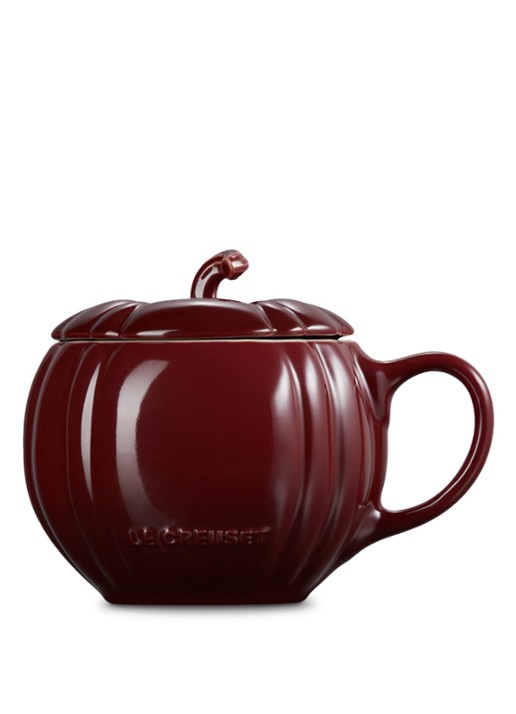 Le Creuset Mok 40 cl - achterkant bordeauxrood