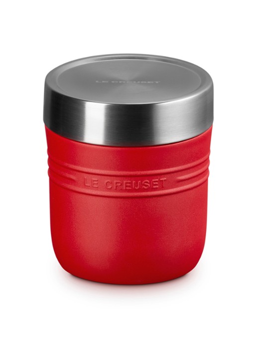 Le Creuset On The Go lunchbeker 0,5 liter - voorkant 6 rood