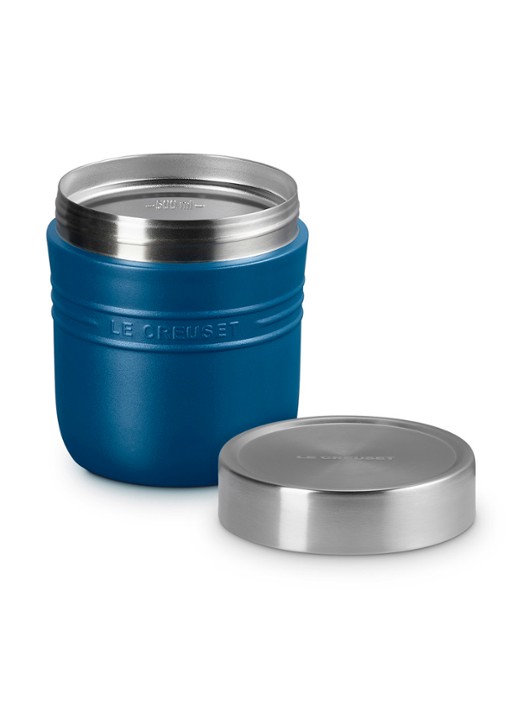 Le Creuset On The Go lunchbeker 0,5 liter - detail 4 royalblauw
