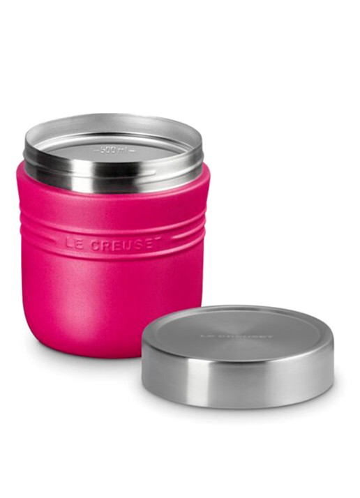 Le Creuset On The Go lunchbeker 0,5 liter - detail 2 roze