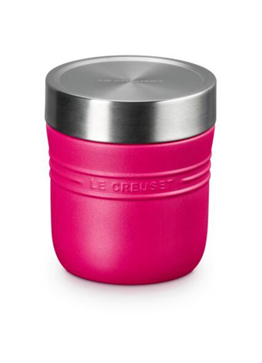 Le Creuset On The Go lunchbeker 0,5 liter - voorkant 6 roze