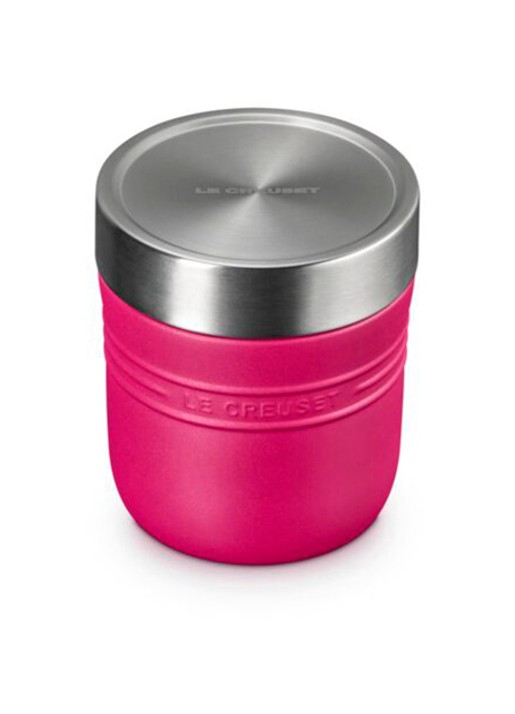 Le Creuset On The Go lunchbeker 0,5 liter - voorkant 7 roze