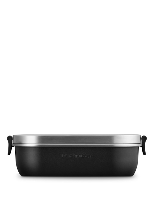 Le Creuset On The Go lunchbox 0,9 liter - detail 3 zwart