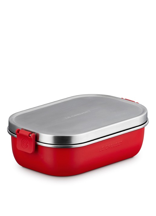 Le Creuset On The Go lunchbox 0,9 liter - detail 3 rood
