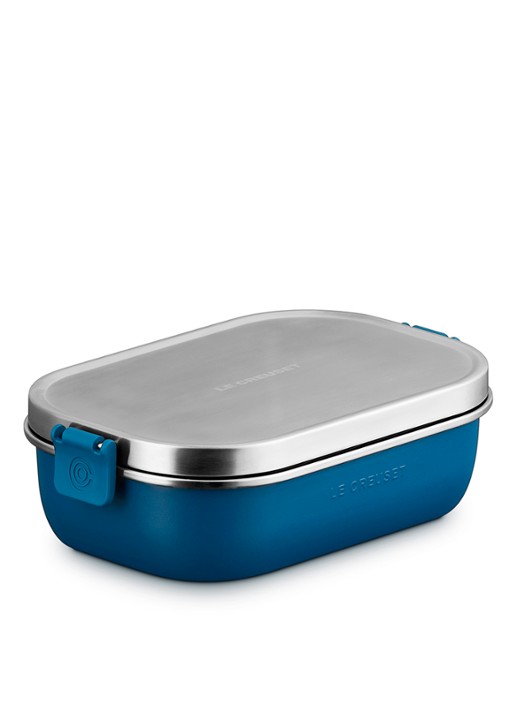 Le Creuset On The Go lunchbox 0,9 liter - detail 3 royalblauw