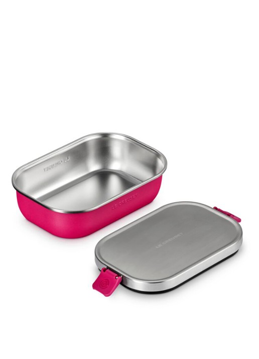 Le Creuset On The Go lunchbox 0,9 liter - detail 4 roze