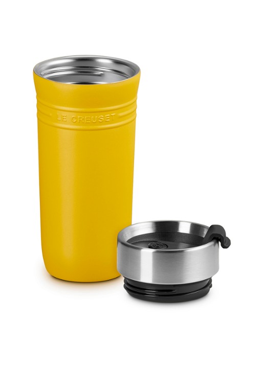 Le Creuset On The Go thermosbeker 0,35 liter - detail 3 geel