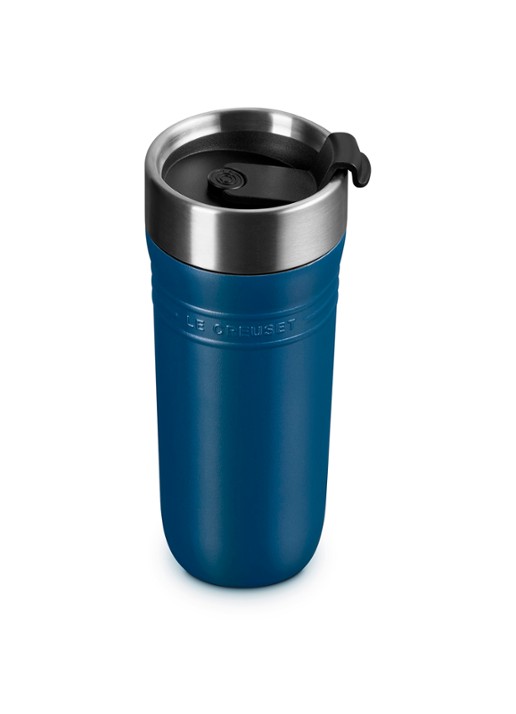 Le Creuset On The Go thermosbeker 0,35 liter - detail 4 royalblauw