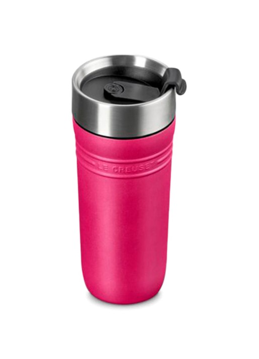 Le Creuset On the Go thermosbeker 35 cl - voorkant 2 roze
