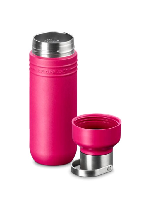 Le Creuset On the Go waterfles 50 cl - achterkant roze