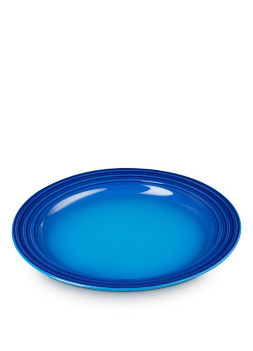 Le Creuset Ontbijtbord 22 cm  - voorkant 4 azure / blauw
