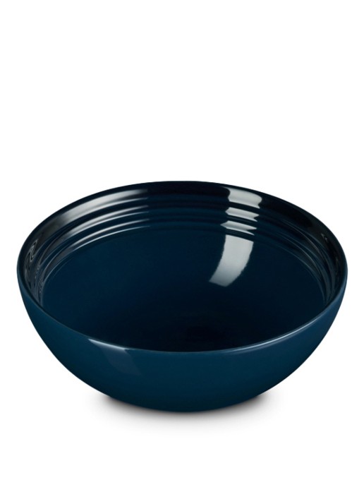 Le Creuset Ontbijtkom 16 cm - voorkant 2 donkerblauw