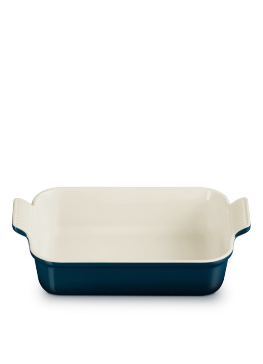Le Creuset Ovenschaal 20 cm - voorkant 2 donkerblauw