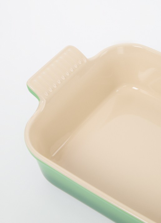 Le Creuset Ovenschaal 26 cm - voorkant 2 bamboo / groen
