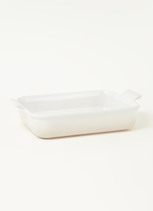 Le Creuset Ovenschaal 32 cm - voorkant 2 meringue / beige