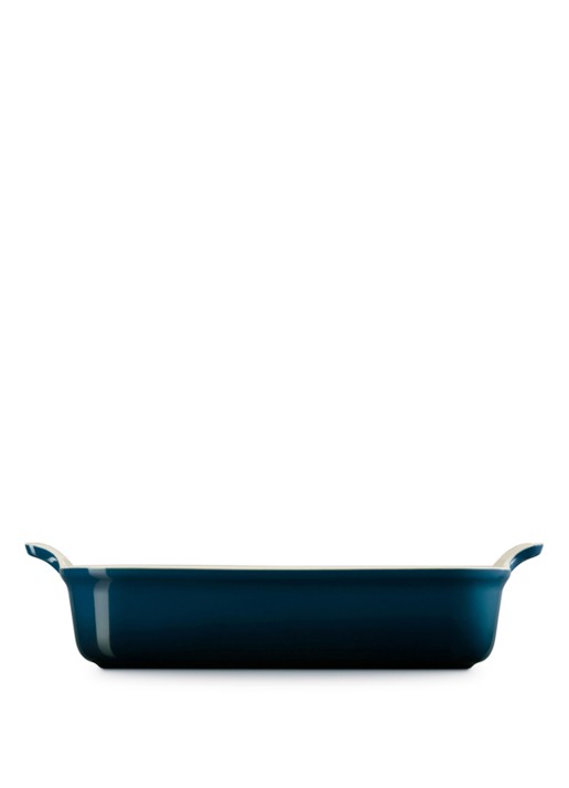 Le Creuset Ovenschaal 38 cm - achterkant 3 donkerblauw