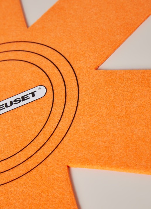 Le Creuset Pannenbeschermers set van 3 - detail 3 orange