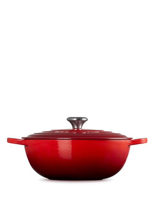 Le Creuset Pepermolen 20 cm - achterkant 3 donkerrood