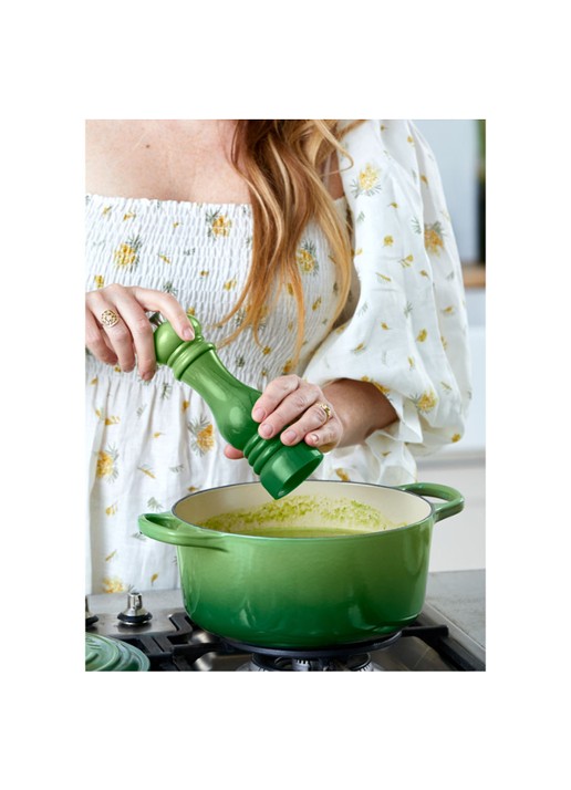 Le Creuset Pepermolen 21 cm - detail 6 bamboo / groen