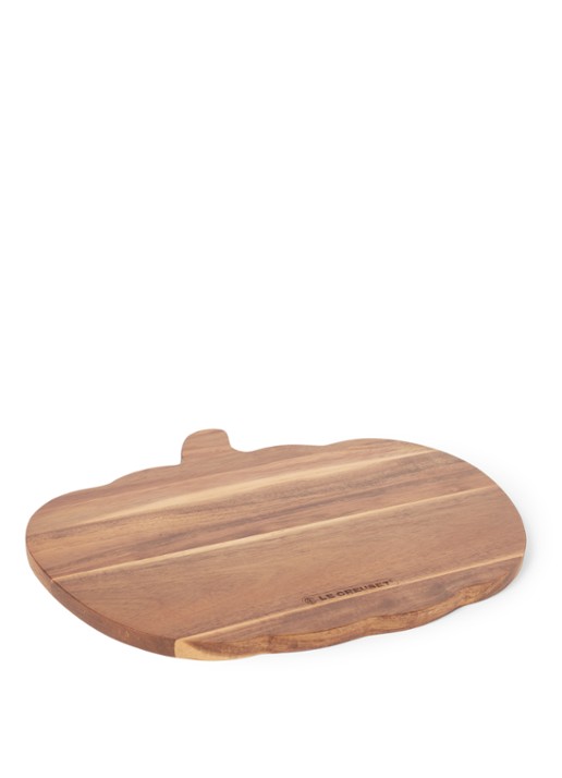 Le Creuset Pumpkin serveerplank 35 x 28 cm - voorkant bruin